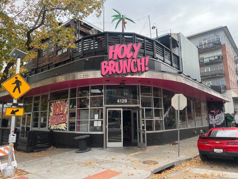 The front of Holy Bruch, where Euphoric Bar & Lounge was slated to be.