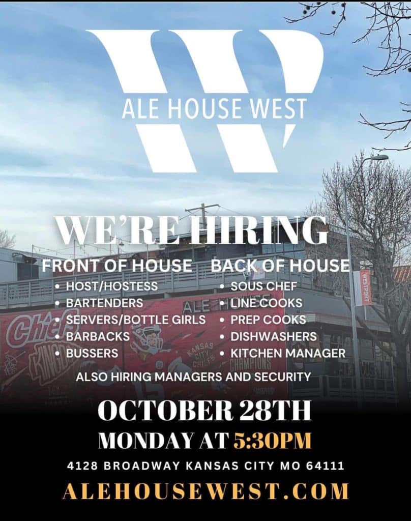 Flyer advertising a hiring event for Euphoric Bar & Lounge. The top of the flyer reads Ale House West. Lee said the Westport RICO case originated from a misunderstanding about the name.